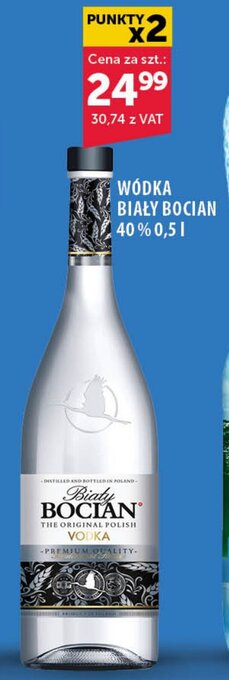 Eurocash WÓDKA BIAŁY BOCIAN 40% 0,5 l oferta