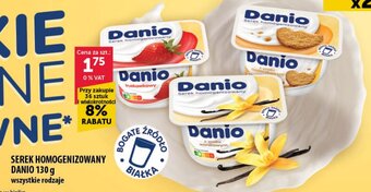 Eurocash SEREK HOMOGENIZOWANY DANIO 130 g oferta