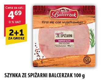 Eurocash SZYNKA ZE SPIŻARNI BALCERZAK 100 g oferta