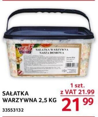 Selgros SAŁATKA WARZYWNA 2,5 KG oferta