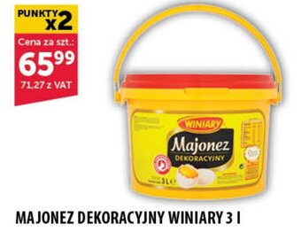 Eurocash MAJONEZ DEKORACYJNY WINIARY 3 l oferta
