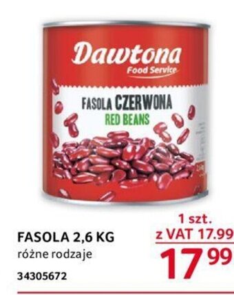Selgros FASOLA 2,6 KG oferta