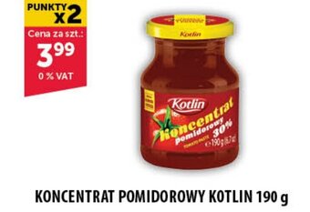 Eurocash KONCENTRAT POMIDOROWY KOTLIN 190 g oferta