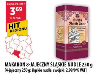 Eurocash MAKARON 8-JAJECZNY ŚLĄSKIE NUDLE 250 g oferta