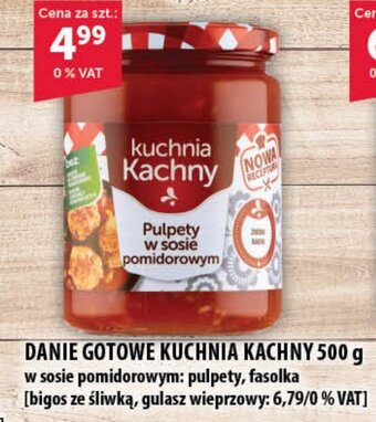 Eurocash DANIE GOTOWE KUCHNIA KACHNY 500 g oferta
