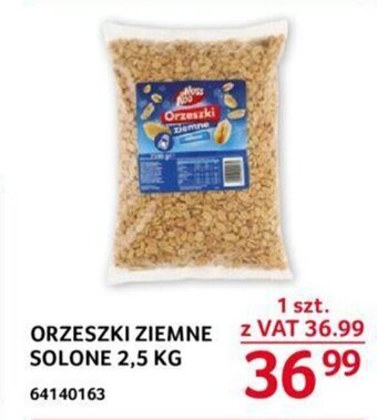 Selgros ORZESZKI ZIEMNE SOLONE 2,5 KG oferta