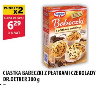 Eurocash CIASTKA BABECZKI Z PŁATKAMI CZEKOLADY DR.OETKER 300 g oferta