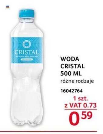 Selgros WODA CRISTAL 500 ML oferta