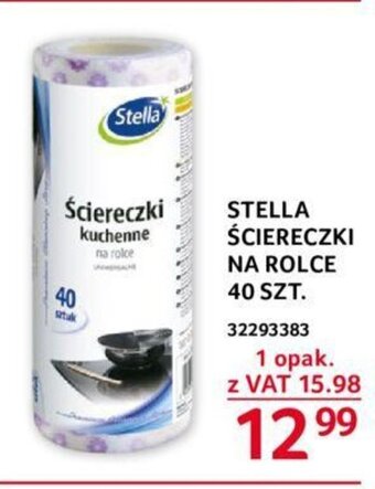 Selgros STELLA ŚCIERECZKI NA ROLCE 40 SZT. oferta