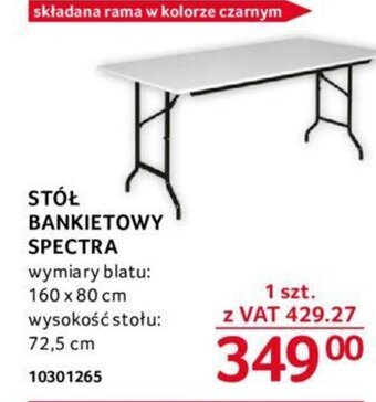 STÓŁ BANKIETOWY SPECTRA