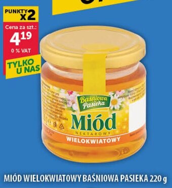 Eurocash MIÓD WIELOKWIATOWY BAŚNIOWA PASIEKA 220 g oferta