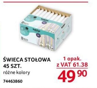 Selgros ŚWIECA STOŁOWA 45 SZT. oferta
