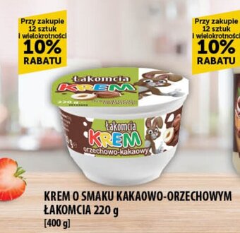 Eurocash KREM O SMAKU KAKAOWO-ORZECHOWYM ŁAKOMCIA 220 g oferta