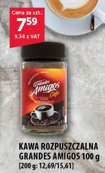Eurocash KAWA ROZPUSZCZALNA GRANDES AMIGOS 100 g oferta
