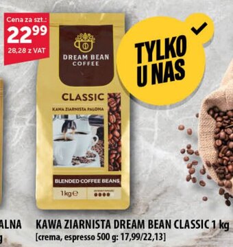 Eurocash KAWA ZIARNISTA DREAM BEAN CLASSIC 1 kg oferta