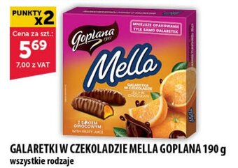 Eurocash GALARETKI W CZEKOLADZIE MELLA GOPLANA 190 g oferta