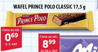 Eurocash WAFEL PRINCE POLO CLASSIC 17,5 g oferta