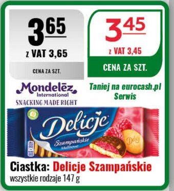 Eurocash Delicje Szampańskie 147 g oferta