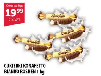 Eurocash CUKIERKI KONAFETTO BIANKO ROSHEN 1 kg oferta