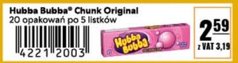 Eurocash Hubba Bubba Chunk Original oferta