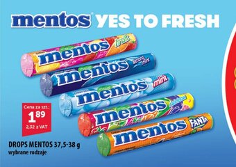 Eurocash DROPS MENTOS 37,5-38 g oferta