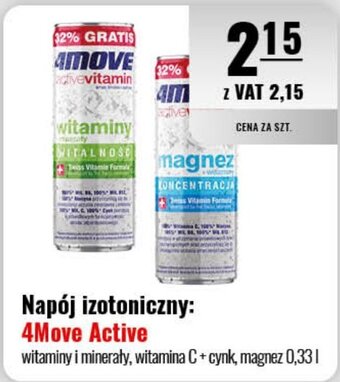 Eurocash 4Move Active 0,33 l oferta