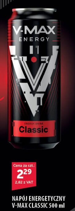 Eurocash NAPÓJ ENERGETYCZNY V-MAX CLASSIC 500 ml oferta