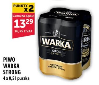 Eurocash PIWO WARKA STRONG 4x0,5l oferta