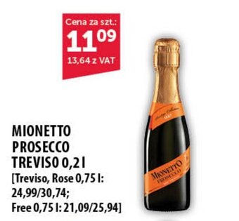 Eurocash MIONETTO PROSECCO TREVISO 0,2l oferta