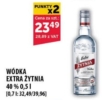 Eurocash WÓDKA EXTRA ŻYTNIA 40% 0,5l oferta