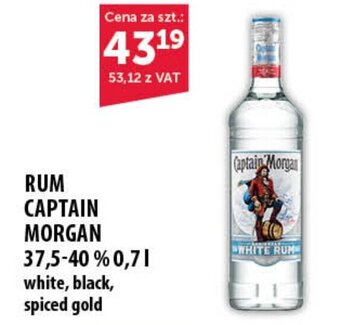 Eurocash RUM CAPTAIN MORGAN 37,5-40% 0,7l oferta