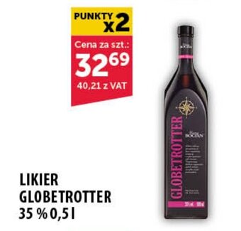 Eurocash LIKIER GLOBETROTTER 35 % 0,5l oferta