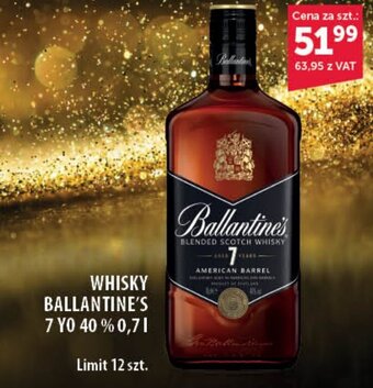 WHISKY BALLANTINE'S 7 YO 40 % 0,7l