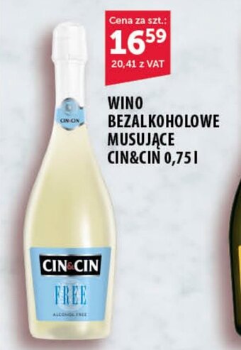 Eurocash WINO BEZALKOHOLOWE MUSUJĄCE CIN&CIN 0,75l oferta