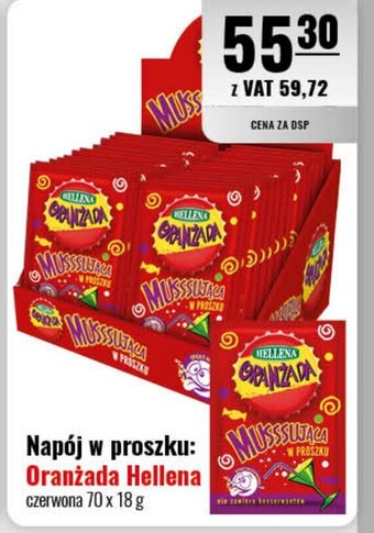 Eurocash Oranżada Hellena 70 x 18 g oferta