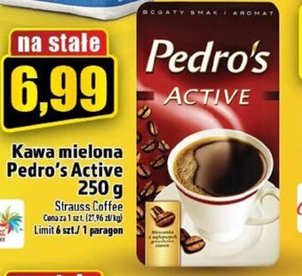 Topaz Kawa mielona Pedro's Active 250 g oferta