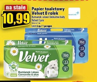 Topaz Papier toaletowy Velvet 8 rolek oferta