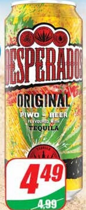 Dino Desperados original piwo aromatyzowane 500 ml oferta