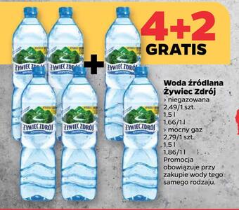 Netto Woda źródlana żywiec zdrój oferta