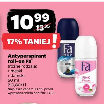 Netto Antyperspirant roll-on fa oferta