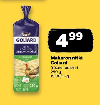Netto Makaron nitki goliard oferta