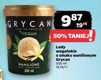 Netto Lody wegańskie o smaku waniliowym grycan oferta