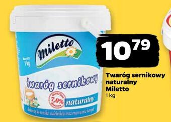 Netto Twaróg sernikowy naturalny miletto oferta