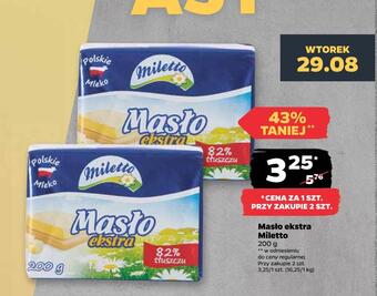 Netto Masło ekstra miletto oferta