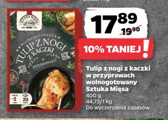 Netto Tulip z nogi z kaczki w przyprawach wolnogotowany sztuka mięsa oferta