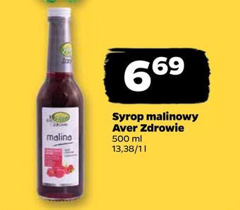 Syrop malinowy aver zdrowie