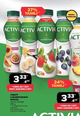 Netto Jogurt z probiotykami activia oferta