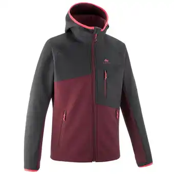 Decathlon Kurtka softshell turystyczna dla dzieci quechua mh550 oferta
