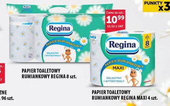 Eurocash PAPIER TOALETOWY RUMIANKOWY REGINA 8 szt./PAPIER TOALETOWY RUMIANKOWY REGINA MAXI 4 szt. oferta