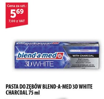 Eurocash PASTA DO ZĘBÓW BLEND-A-MED 3D WHITE CHARCOAL 75 ml oferta